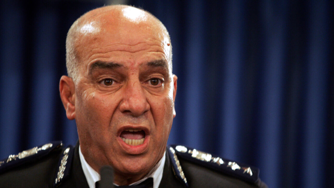 Palestinian police Colonel Adnan al-Dami Palestinian police Colonel Adnan al-Damiri speaks during a press conference in the West Bank city of Ramallah about a deadly shootout in Qalqilya on May 31, 2009. Six people were killed in a West Bank shootout on May 31 during an arrest operation for a senior Hamas militant, deepening the rift between the rival Palestinian factions. The Islamist Hamas movement ruling the Gaza Strip warned that the rival Fatah movement loyal to president Mahmud Abbas had crossed a "red line" by carrying out the operation whi