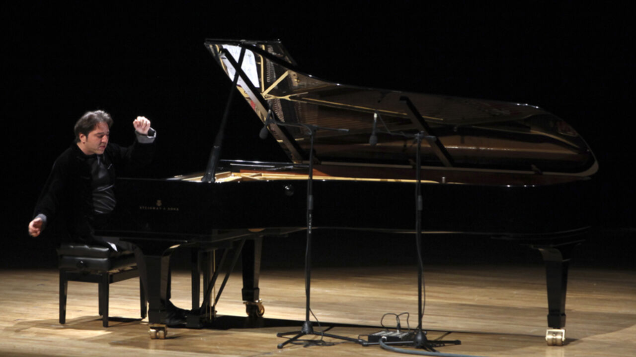 Turkish classical pianist Say performs during a concert in Ankara Turkish classical pianist Fazil Say performs during a concert in Ankara October 14, 2010. Internationally acclaimed Turkish classical pianist Fazil Say goes on trial on charges of insulting Muslim religious values in comments he posted on Twitter. REUTERS/Stringer (TURKEY - Tags: POLITICS CIVIL UNREST SOCIETY) - RTR399ZY