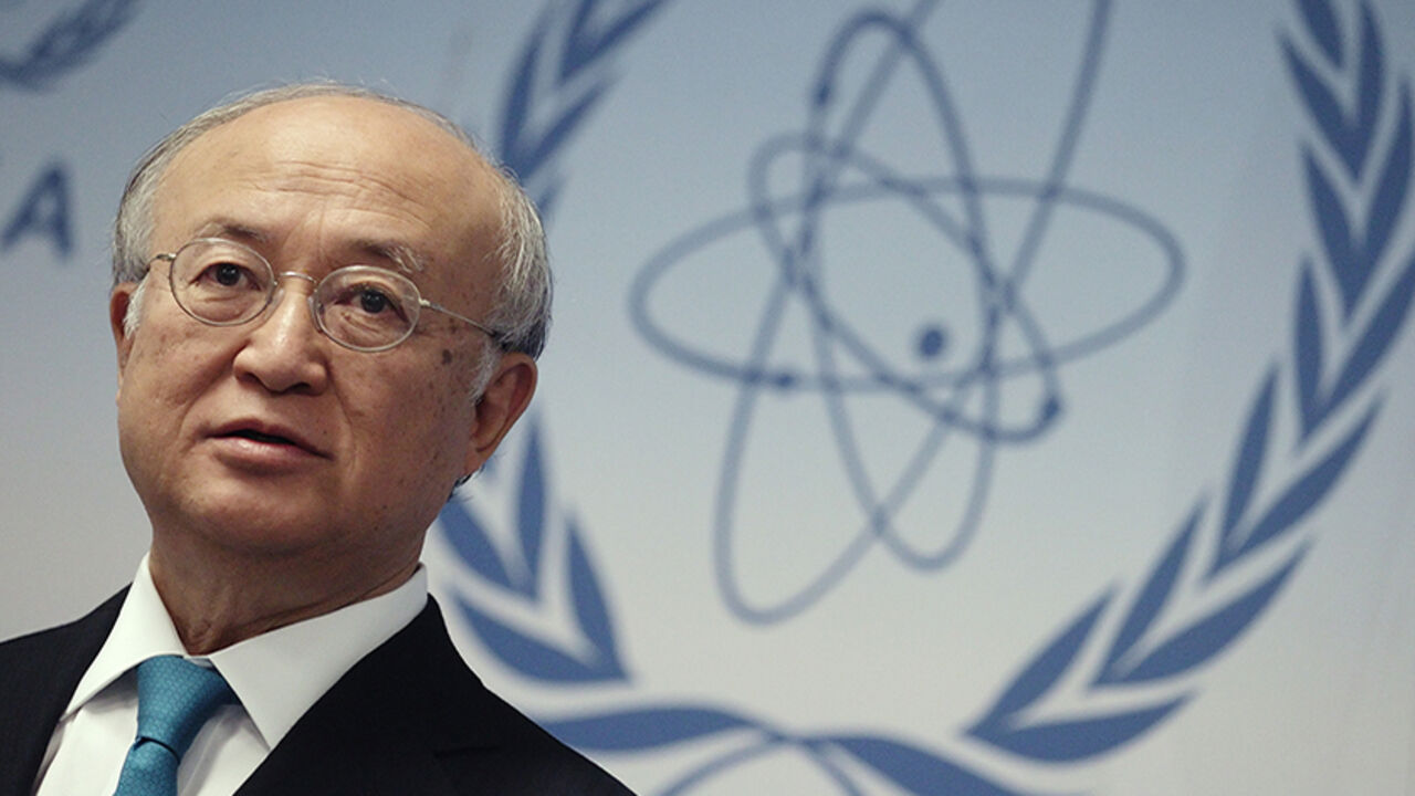 IAEA Director General Amano addresses a news conference after a board of governors meeting at the IAEA headquarters in Vienna International Atomic Energy Agency (IAEA) Director General Yukiya Amano addresses a news conference after a board of governors meeting at the IAEA headquarters in Vienna June 2, 2014. The head of the U.N. nuclear watchdog said on Monday Iran's engagement with the IAEA in recent months had helped it "gain a better understanding" of Tehran's disputed nuclear programme. REUTERS/Heinz-Peter Bader (AUSTRIA - Tags: POLITICS ENERGY HEADSHOT) - RTR3RU71