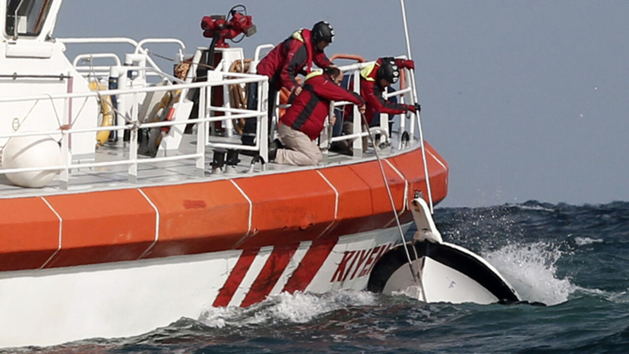 Rescuers retrieve a boat that sank off the Black Sea village of Garipce near Istanbul Rescuers retrieve a boat that sank off the Black Sea village of Garipce near Istanbul November 3, 2014. Rescuers pulled 24 dead bodies from the sea at the mouth of Istanbul's Bosphorus strait on Monday and rescued seven people after the boat carrying a group of migrants sank, the Turkish Coastguard Command said. Seven coastguard vessels and a helicopter were continuing search operations in the Black Sea, some 3 miles (5 km) north of the Bosphorus, the coastguard said in a statement. Media reports said some