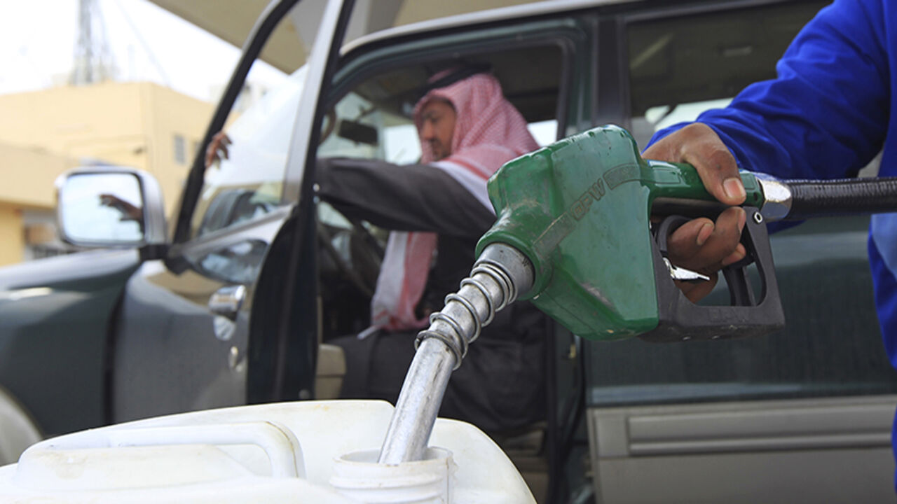 An employee fills a container with diesel at a gas station in Riyadh An employee fills a container with diesel at a gas station in Riyadh December 19, 2012. Saudi Arabia could as early as next year do something it has resisted for decades: raise what is currently the world's lowest price for natural gas, in order to reduce expensive subsidies and curb energy waste. A price hike would be an important economic shift for the country but a difficult one, as it would risk hurting the competitiveness of industries such as petrochemicals. To match Analysis SAUDI-GAS/PRICE REUTERS/F