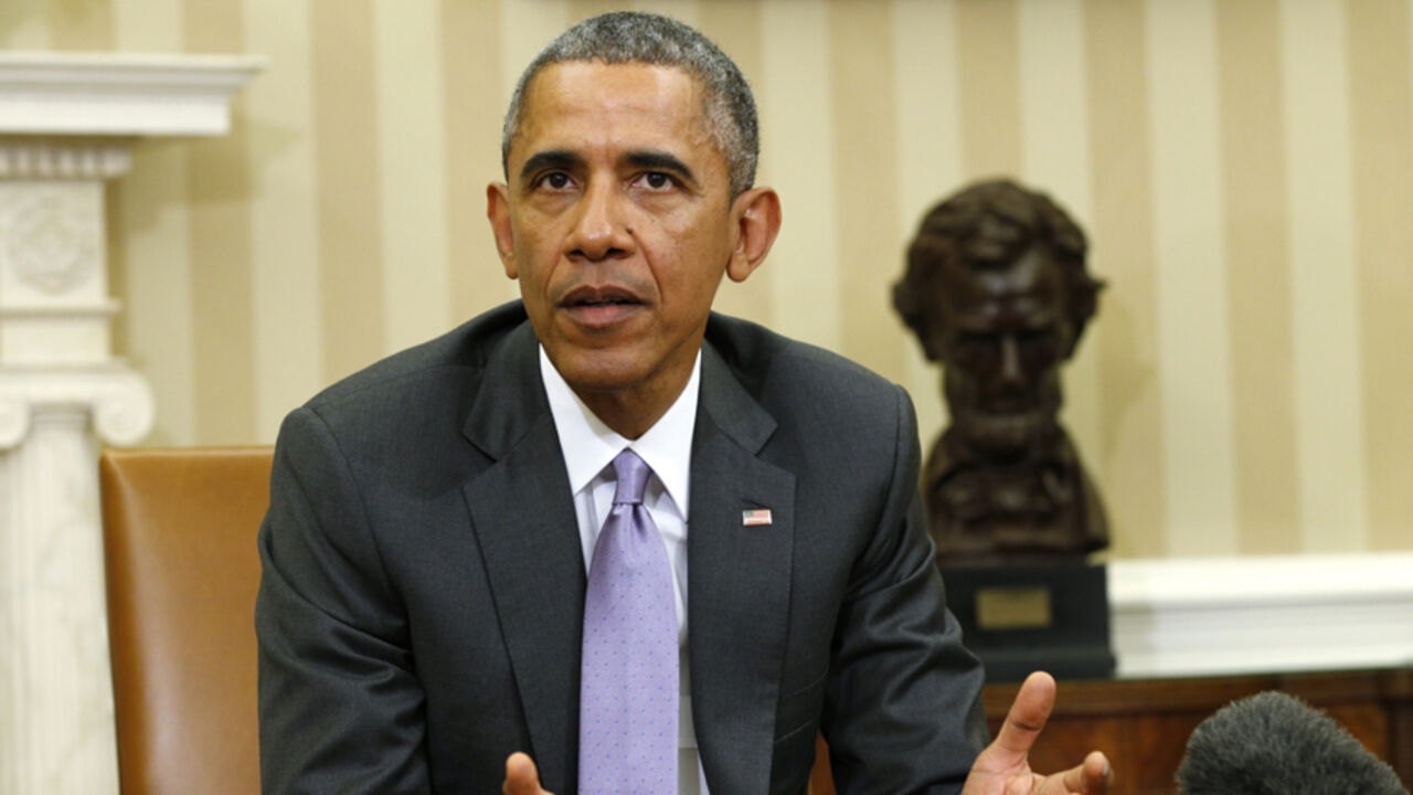 USA-ISRAEL/OBAMA U.S. President Barack Obama speaks about Iran during his meeting with Secretary of Defense Ash Carter in the Oval Office of the White House in Washington March 3, 2015.
Obama on Tuesday told reporters "as far as I can tell, there was nothing new" in Israeli Prime Minister Benjamin Netanyahu's address to Congress panning U.S.-led nuclear talks with Iran. REUTERS/Kevin Lamarque (UNITED STATES - Tags: POLITICS MILITARY) - RTR4RXEB