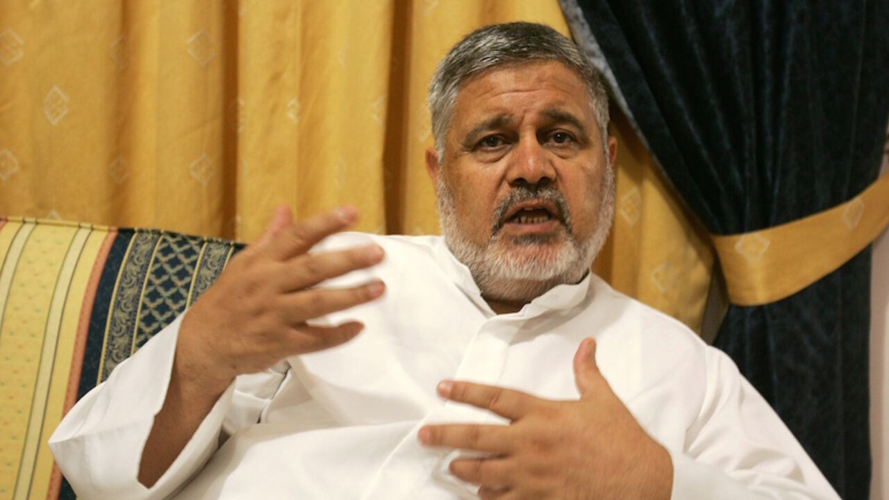RAFAH, GAZA STRIP - AUGUST 16:  Ahmed Youssef, an adviser to Ismail Haniya of Hamas, the dismissed Palestinian prime minister speaks as he sits at his home August 16, 2007 in Rafah, southern of the Gaza Strip. Today, Palestinian President Mahmoud Abbas issued an executive decree convicting any one who joins the administrative forces or militia of the rival Hamas movement.  (Photo by Abid Katib/Getty Images) *** Local Caption *** Ahmed Youssef