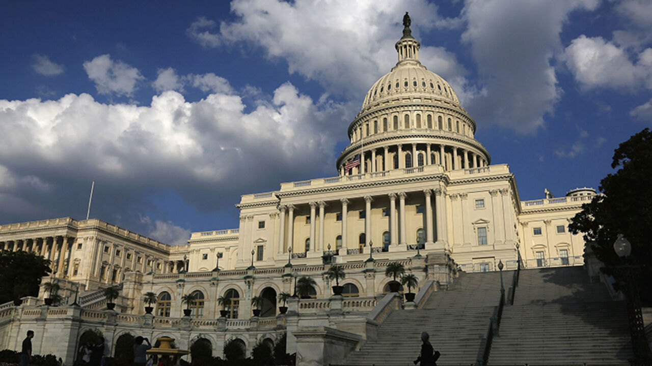 USA-FISCAL/ A general view of the U.S. Capitol Dome in Washington October 6, 2013. Republican House Speaker John Boehner vowed on Sunday not to raise the U.S. debt ceiling without a "serious conversation" about what is driving the debt, while Democrats said it was irresponsible and reckless to raise the possibility of a U.S. default. REUTERS/Jonathan Ernst (UNITED STATES - Tags: POLITICS BUSINESS) - RTR3FOB9