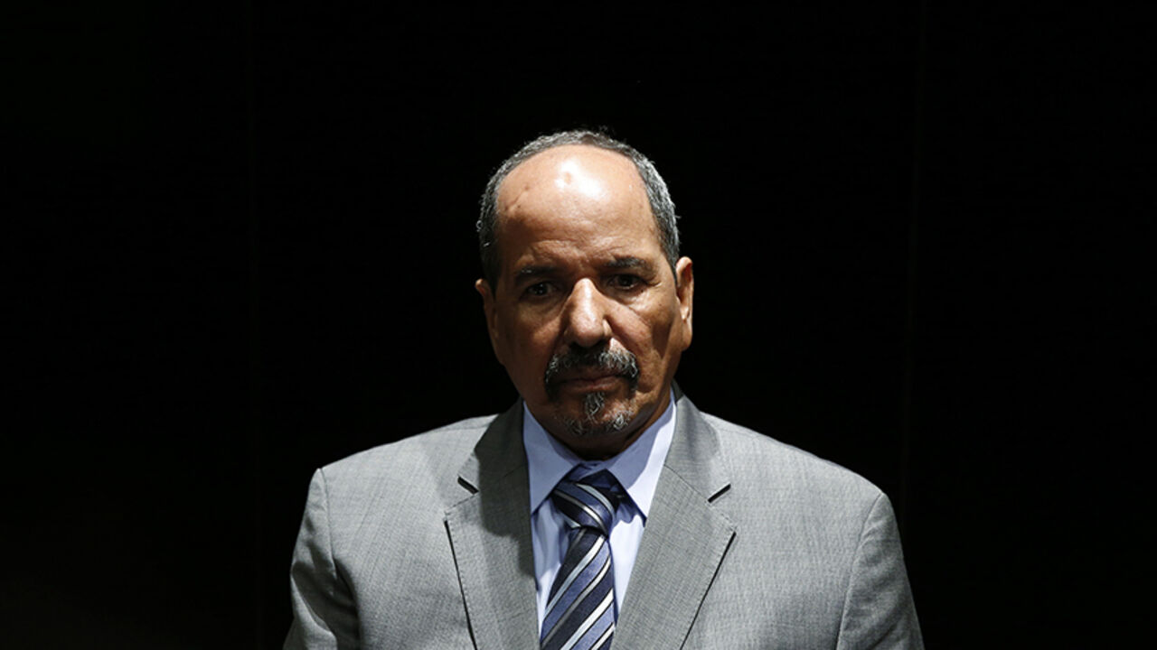 SPAIN-WESTERNSAHARA/ Western Sahara's Polisario Front President Mohamed Abdelaziz listens to a question during an interview in Madrid November 14, 2014. REUTERS/Andrea Comas (SPAIN - Tags: POLITICS) - RTR4E6AF
