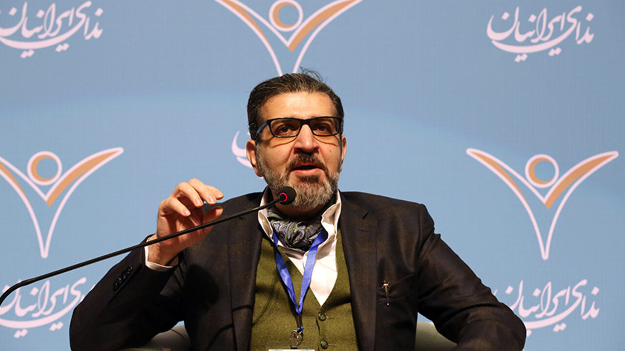 Nic6421845 Seyed Mohammad Sadegh Kharazi, a former Iranian diplomat, advisor to Iran's former president Mohammad Khatami and head of the new reformist party, Nedaye Iranian, speaks during congress attended by some 200 supporters of the newly formed party in Tehran on February 26, 2015. Nedaye Iranian (The Call of Iranians) was established in December by reformist politicians who support the legacy of Khatami. AFP PHOTO / ATTA KENARE (Photo credit should read ATTA KENARE/AFP/Getty Images)