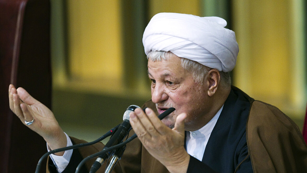 IRAN-POLITICS/RAFSANJANI EDITORS' NOTE: Reuters and other foreign media are subject to Iranian restrictions on leaving the office to report, film or take pictures in Tehran.
Former Iranian president Akbar Hashemi Rafsanjani gives the opening speech during Iran's Assembly of Experts' biannual meeting in Tehran March 8, 2011. Rafsanjani lost his position on Tuesday as head of an important state clerical body after hardliners criticised him for being too close to the reformist opposition. REUTERS/Raheb Homavandi (IRAN - Tags: POLITIC