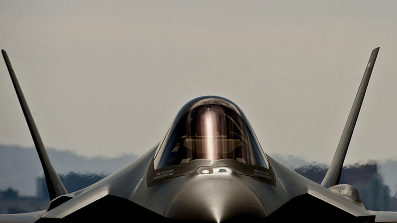 USA-F35/ The fourth U.S. Air Force F-35A Lightning II aircraft arrives at the 422nd Test and Evaluation Squadron at Nellis Air Force Base, Nevada in this April 24, 2013 photo released on May 8, 2013. Picture taken April 24, 2013. Daniel Hughes/U.S. Air Force/Handout via Reuters (UNITED STATES - Tags: MILITARY TRANSPORT) ATTENTION EDITORS - FOR EDITORIAL USE ONLY. NOT FOR SALE FOR MARKETING OR ADVERTISING CAMPAIGNS. THIS IMAGE HAS BEEN SUPPLIED BY A THIRD PARTY. IT IS DISTRIBUTED, EXACTLY AS RECEIVED BY REUTERS, A