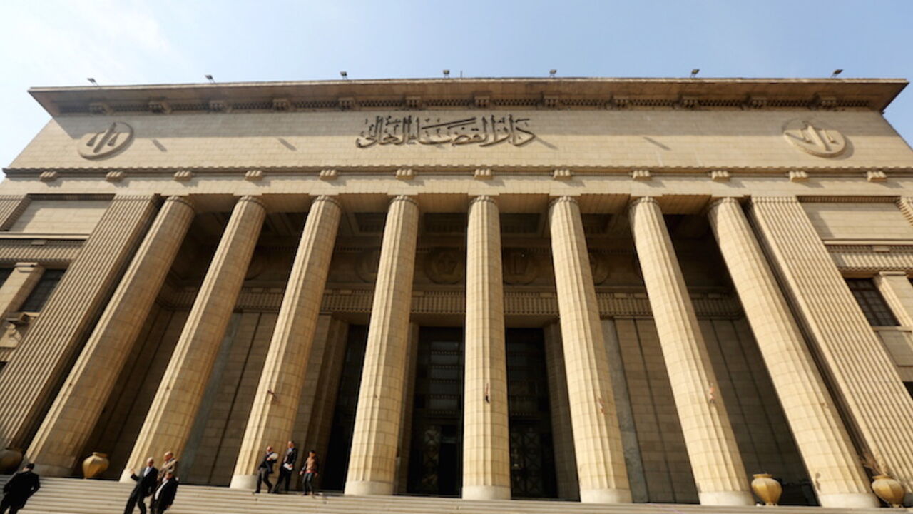 EGYPT-TRIAL/MUBARAK A view of the High Court of Justice in Cairo, Egypt, January 21, 2016. Egypt's highest appeals court adjourned the retrial of former president Hosni Mubarak until April on charges over the killing of protesters during the 2011 uprising that ended his 30-year rule. REUTERS/Mohamed Abd El Ghany - RTX23D41