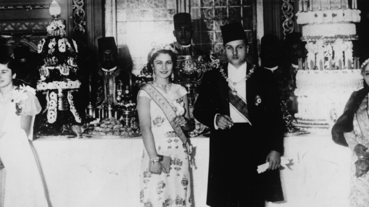 King Farouk And Queen Farida Of Egypt King Farouk and Queen Farida of Egypt at an event, circa 1940. (Photo by Keystone/Hulton Archive/Getty Images)