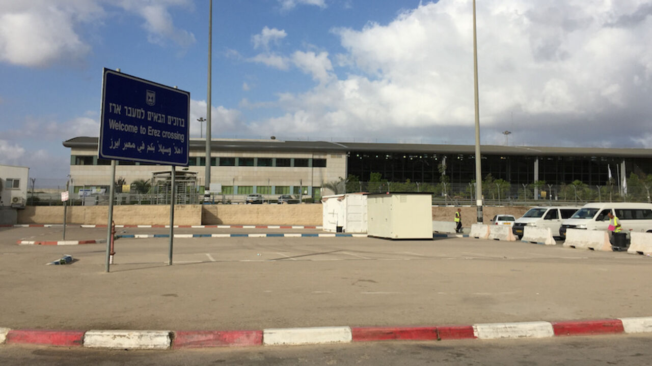 The Gaza border control at Eraz in Israel May 27, 2016.   REUTERS/Staff - RTX2EXFO