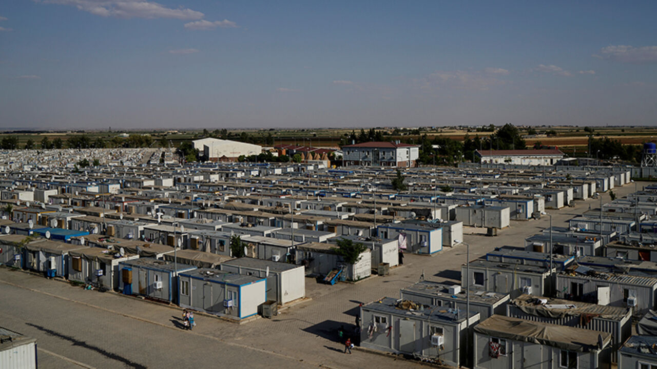 RELIGION-RAMADAN/TURKEY-CAMP A general view of the Harran refugee camp is seen in the Sanliurfa province, Turkey, June 6, 2016. REUTERS/Umit Bektas - RTSGANU