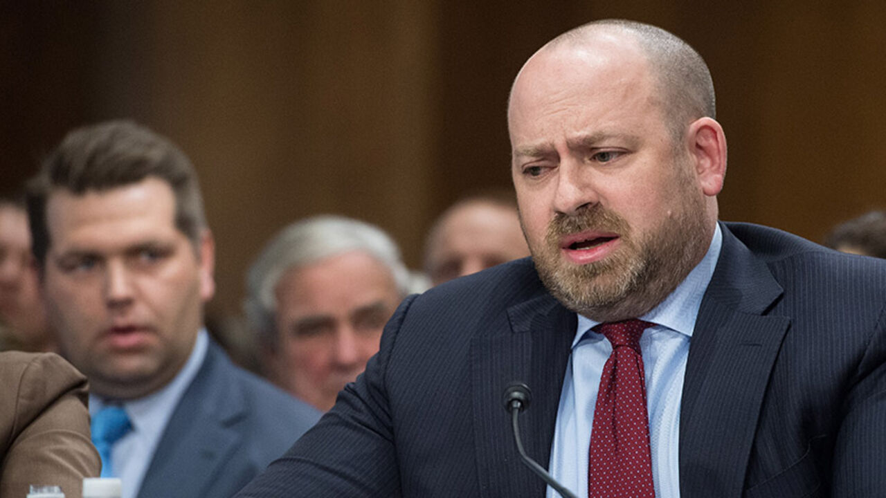 Assistant Treasury Secretary for Terrorist Financing Daniel Glaser testifies before a Senate Foreign Relations Committee hearing on the situation in Ukraine on Capitol Hill in Washington on May 6, 2014.   AFP PHOTO/Nicholas KAMM        (Photo credit should read NICHOLAS KAMM/AFP/Getty Images)