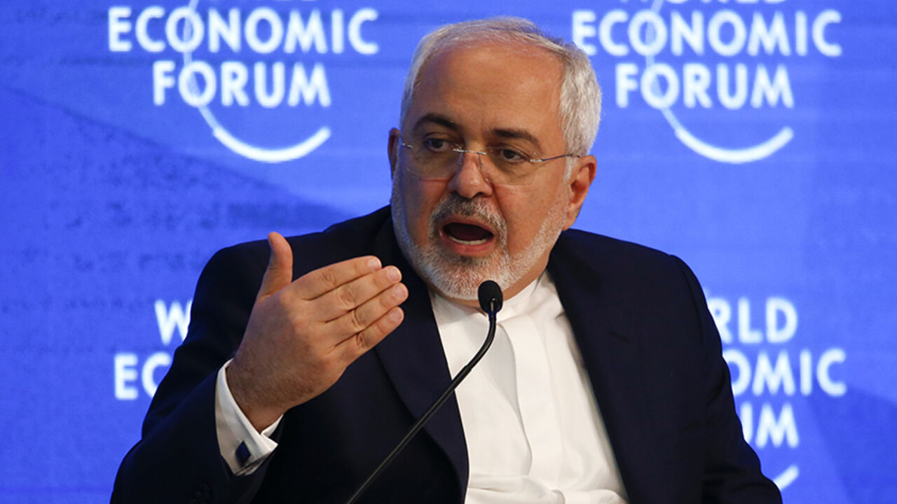 DAVOS-MEETING/ Javad Zarif, Minister of Foreign Affairs of the Islamic Republic of Iran attends the annual meeting of the World Economic Forum (WEF) in Davos, Switzerland, January 18, 2017. REUTERS/Ruben Sprich - RTSW1N5