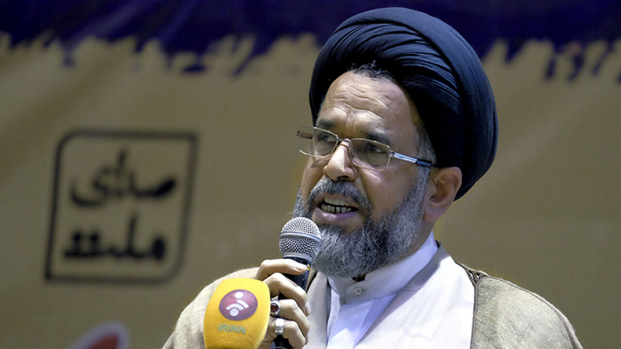 IRAN-ELECTION/ Iran's Minister of Intelligence Mahmoud Alavi, a candidate for upcoming vote on the Assembly of Experts, speaks during a campaign gathering of candidates mainly close to the reformist camp, in Tehran February 23, 2016. REUTERS/Raheb Homavandi/TIMA ATTENTION EDITORS - THIS IMAGE WAS PROVIDED BY A THIRD PARTY. FOR EDITORIAL USE ONLY. - RTX287BE