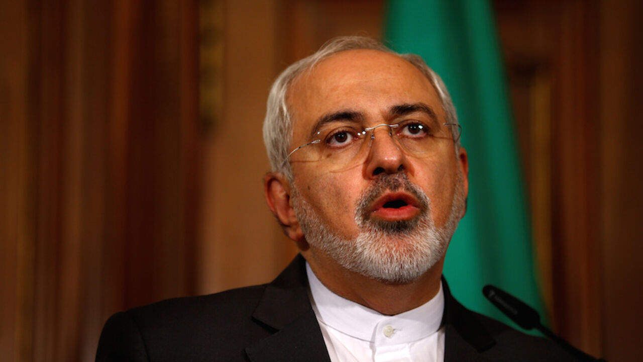GERMANY-IRAN/ Iran's Foreign Minister Mohammad Javad Zarif attends a press conference in Berlin, Germany, June 15, 2016. REUTERS/Axel Schmidt - RTX2GGHH