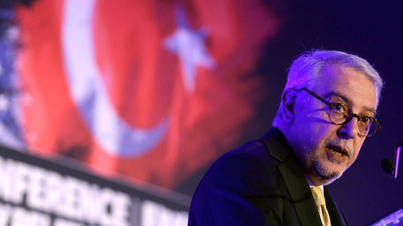 USA-TURKEY/ Turkish Ambassador to the United States Serdar Kilic speak to the Conference on U.S.-Turkey Relations in Washington, U.S., May 22, 2017. REUTERS/Joshua Roberts - RTX372PN