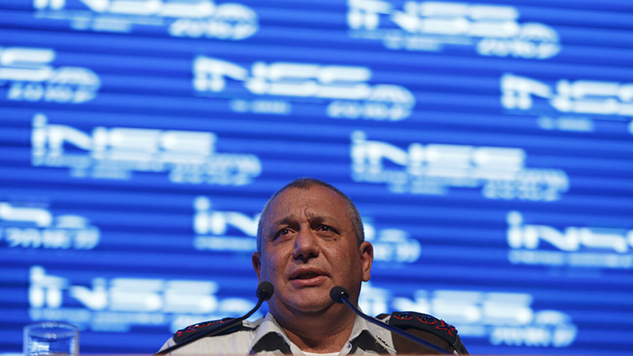 Israel's Chief of Staff Lieutenant General Gadi Eizenkot speaks at the annual Institute for National Security Studies (INSS) conference in Tel Aviv January 18, 2016. REUTERS/Baz Ratner - RTX22X9A