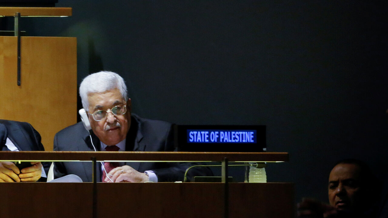 UN-ASSEMBLY/PALESTINE Palestinian President Mahmoud Abbas attends the 72nd United Nations General Assembly at U.N. headquarters in New York, U.S., September 19, 2017. REUTERS/Eduardo Munoz - RC18BCA57BD0