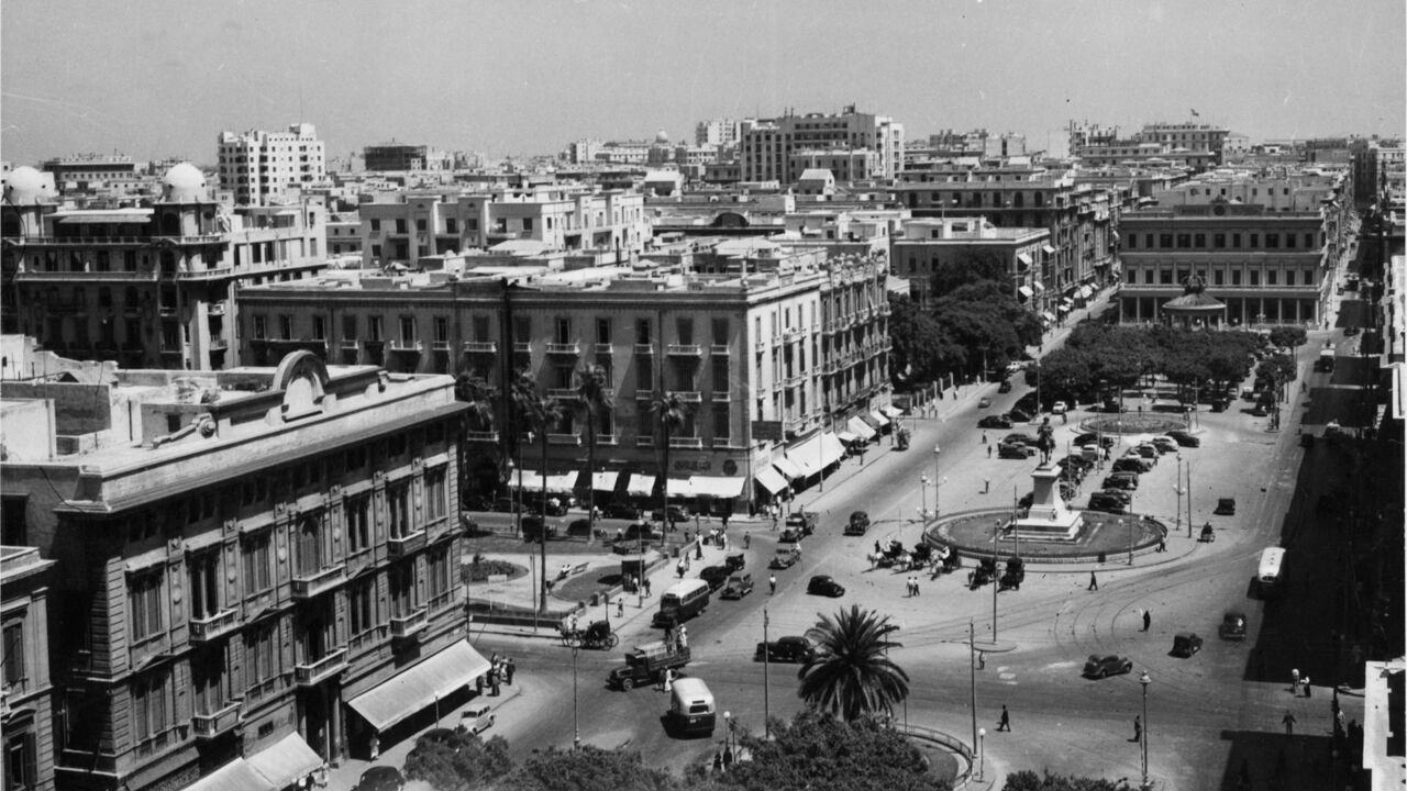 ARC030-012 An overview of Mohammed Ali Square in Alexandria, Egypt. (Photo by Pictorial Parade/Archive Photos/Getty Images)
