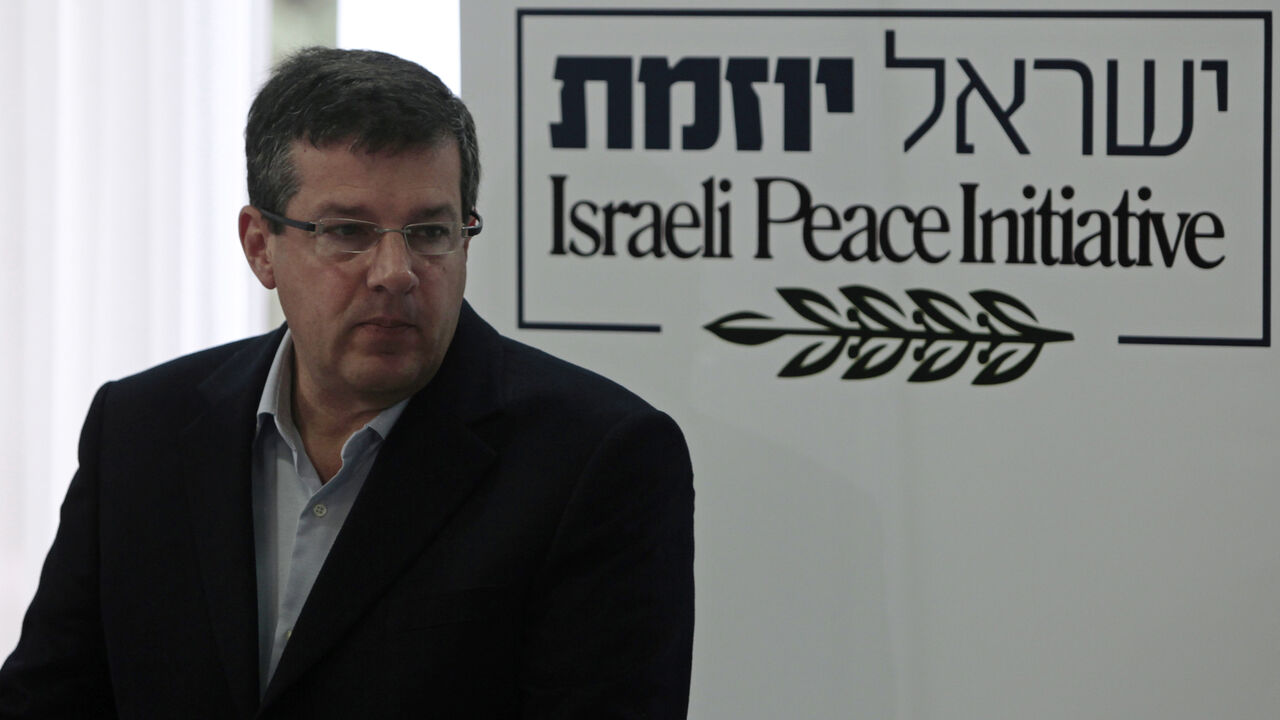 ISRAEL-PALESTINIANS/INITIATIVE Yuval Rabin, son of late Israeli Prime Minister Yitzhak Rabin and one of the writers of the initiative, takes part in a news conference about a peace initiative in Tel Aviv April 6, 2011. Former Israeli security chiefs have drafted a new peace plan they hope to use as a platform to pressure Prime Minister Benjamin Netanyahu's government to renew deadlocked talks with the Palestinians. REUTERS/Baz Ratner (ISRAEL - Tags: POLITICS MILITARY HEADSHOT) - GM1E7461J2P01