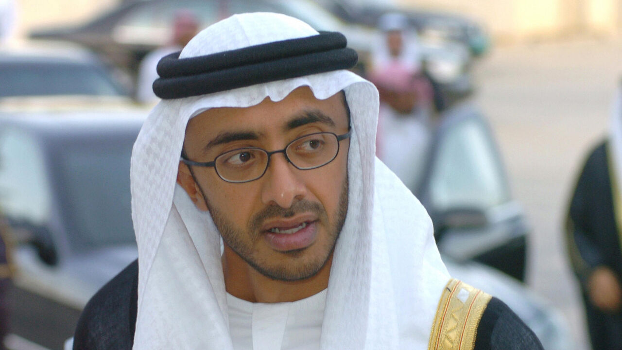 Nic61075 Riyadh, SAUDI ARABIA: Emirati Foreign Minister Sheikh Abdullah bin Zayed al-Nahayan arrives at the ministerial meeting of the Gulf Cooperation Council, held 03 June 2006 in Riyadh. The ministers discussed the crisis of the Iranian nuclear program and called for a diplomatic solution to this issue. AFP PHOTO/FAHD SHADEED (Photo credit should read FAHD SHADEED/AFP/Getty Images)