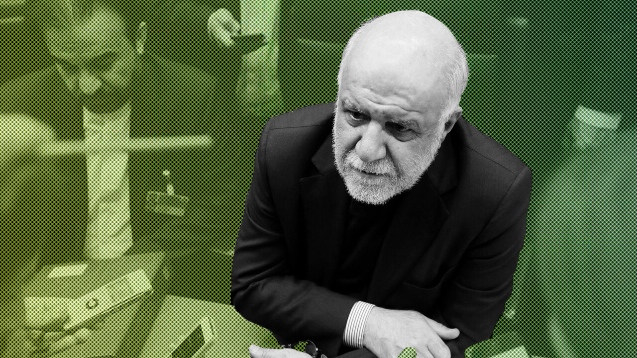 Iran's Oil Minister Bijan Zanganeh talks to journalists at the beginning of an OPEC meeting in Vienna, Austria, November 30, 2017. REUTERS/Heinz-Peter Bader - RC18ECEC9B80
