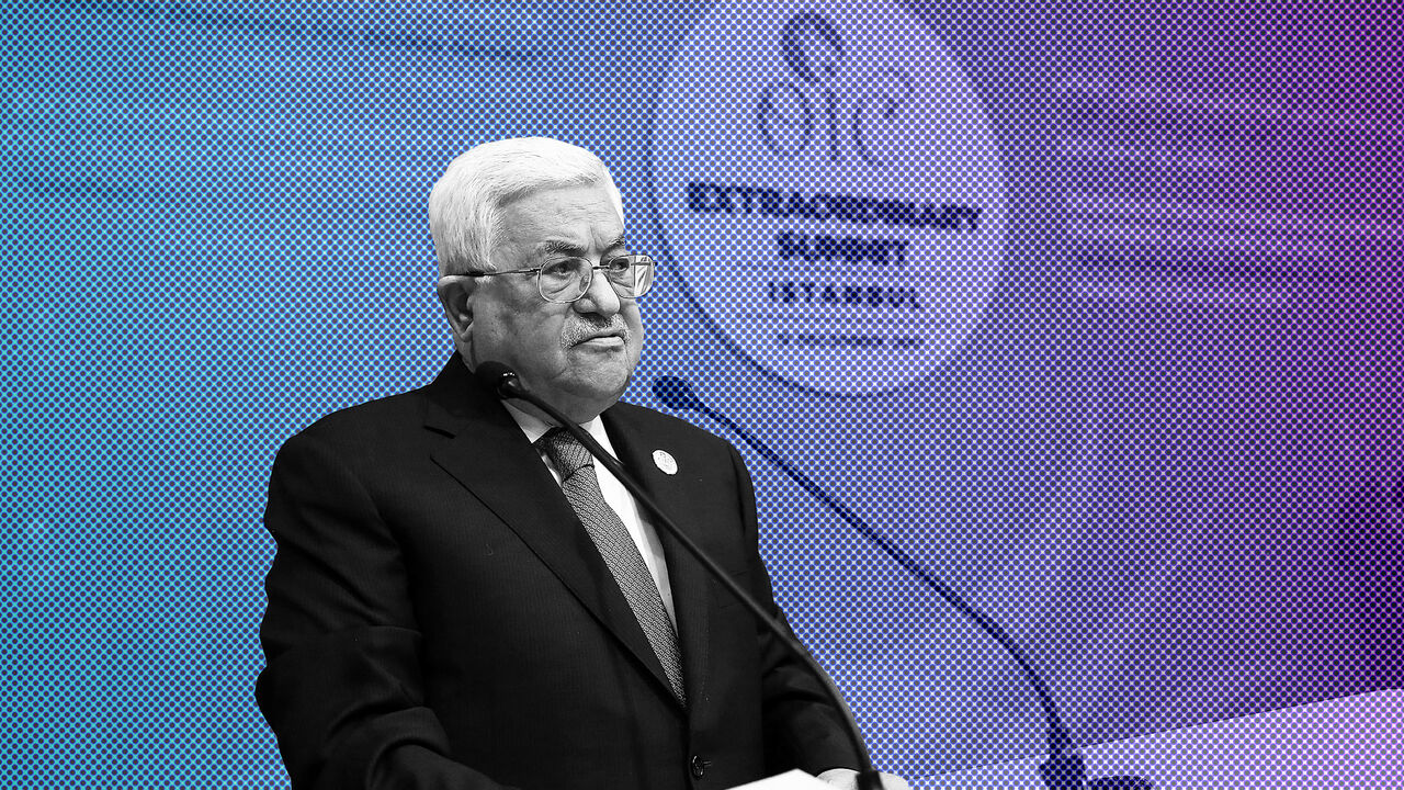 USA-TRUMP/ISRAEL-OIC Palestinian President Mahmoud Abbas speaks during an extraordinary meeting of the Organisation of Islamic Cooperation (OIC) in Istanbul, Turkey, December 13, 2017. REUTERS/Kayhan Ozer/Pool - RC17FC131E80