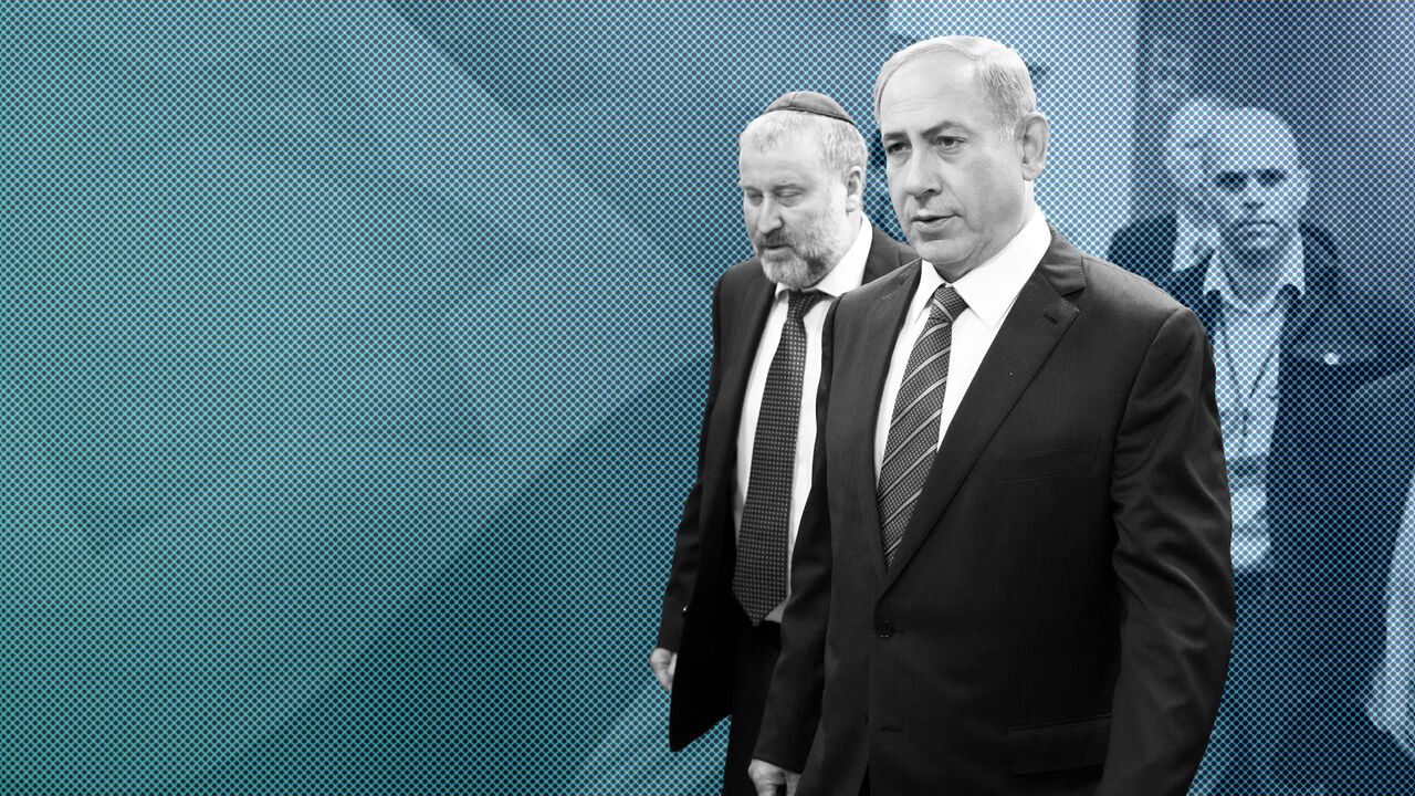 Nic6482834 Israeli Prime Minister Benjamin Netanyahu (C) and Cabinet Secretary, Avichai Mandelblit (L) arrive for the weekly cabinet meeting at his office in Jerusalem on September 6, 2015. AFP PHOTO / POOL / MENAHEM KAHANA
(Photo credit should read MENAHEM KAHANA/AFP/Getty Images)