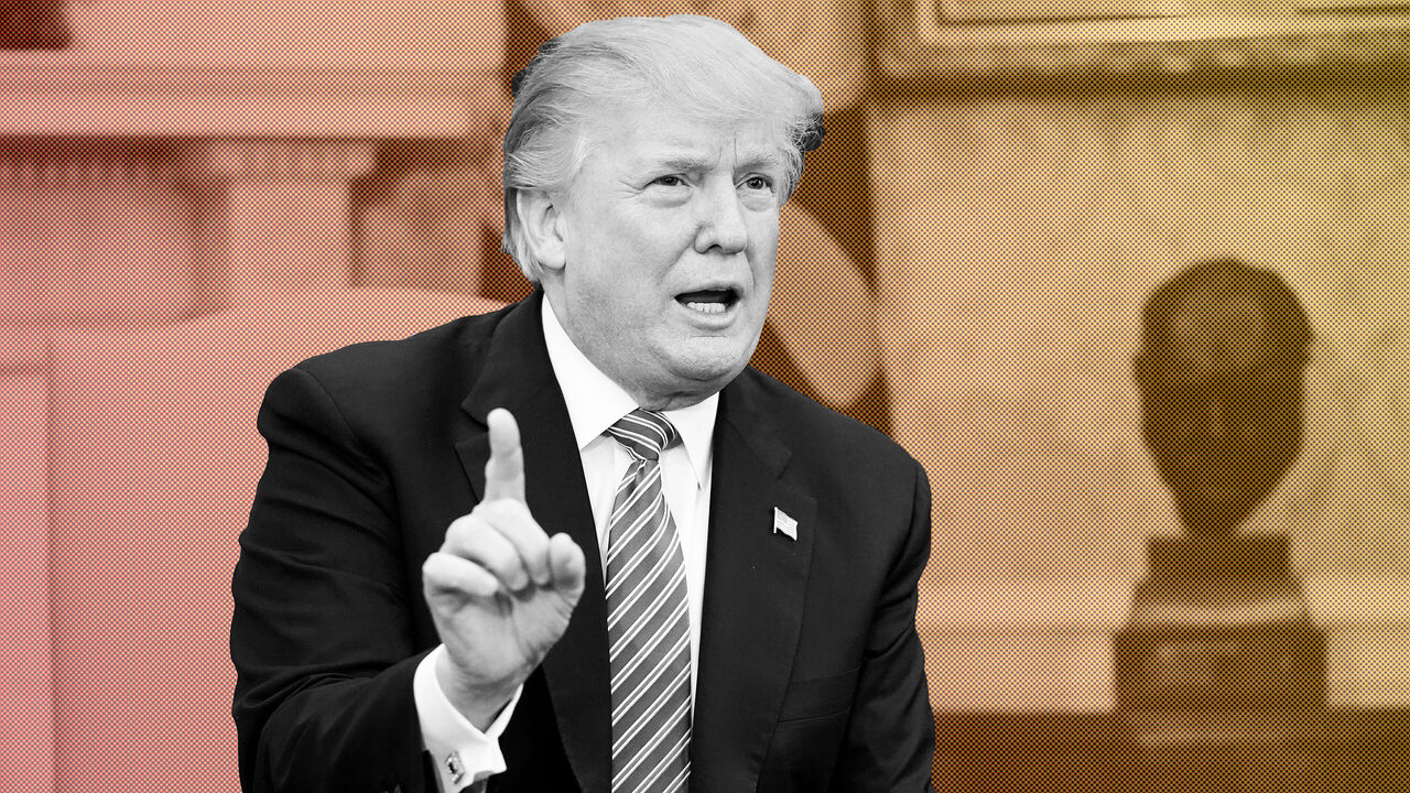 U.S. President Donald Trump declares his opposition to domestic violence during a working session regarding the Opportunity Zones provided by tax reform in the Oval Office of the White House in Washington, U.S., February 14, 2018.      REUTERS/Joshua Roberts - RC11BECC88B0