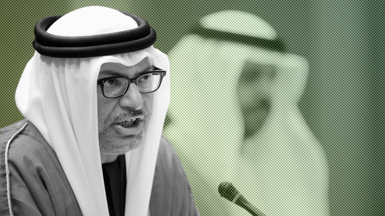 ABU-DHABI/ Anwar Mohammed Gargash, Minister of State for Foreign Affairs, speaks during a meeting of the Federal National Council in Abu Dhabi, January 22, 2013. REUTERS/Ben Job (UNITED ARAB EMIRATES - Tags: POLITICS) - GM1E91M1H1I01