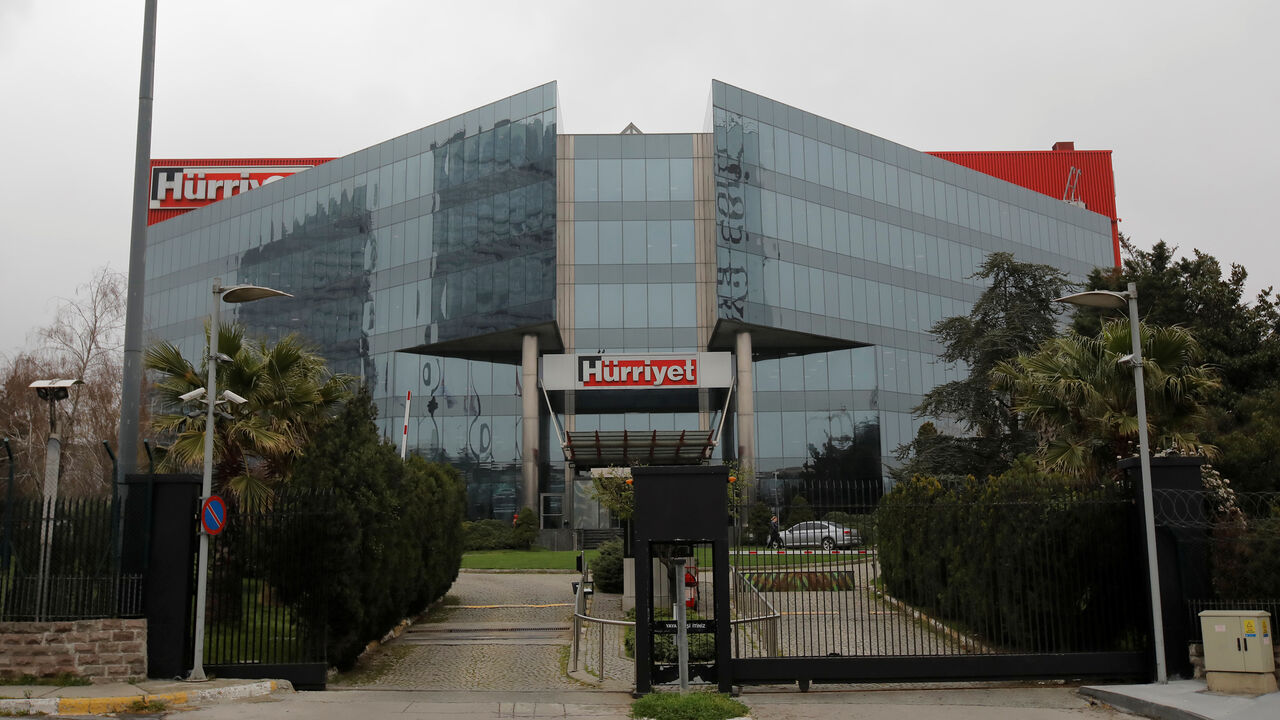 DOGAN HOLDING-M&A/DEMIROREN Headquarters of Hurriyet daliy newspaper at the Dogan Media Center is seen in Istanbul, Turkey March 22, 2018. REUTERS/Kemal Aslan - RC1EE04890F0