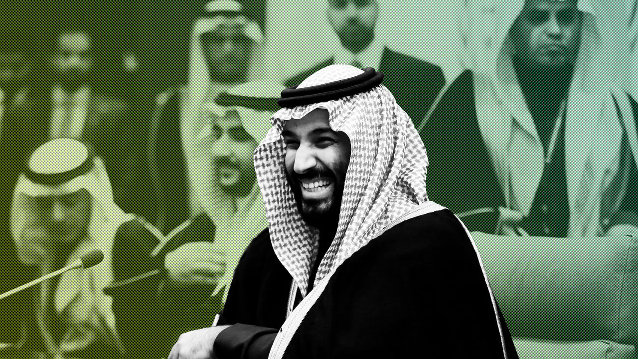 USA-SAUDI/ Saudi Arabia's Crown Prince Mohammed bin Salman Al Saud is seen during a meeting at the United Nations headquarters in the Manhattan borough of New York City, New York, U.S., March 27, 2018. REUTERS/Amir Levy - RC1FA9FE58F0