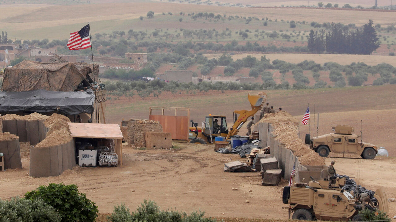 MIDEAST-CRISIS/SYRIA-SDF U.S. forces set up a new base in Manbij, Syria May 8, 2018. Picture Taken May 8, 2018. REUTERS/Rodi Said - RC1504520BB0