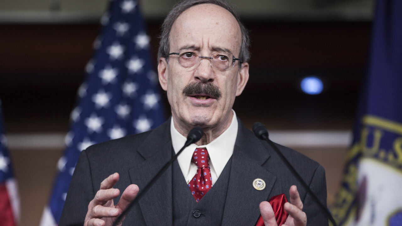 AFP_LQ54H Rep. Eliot Engel (D-NY) speaks during a news conference discussing Russian sanctions on Capitol Hill February 15, 2017 in Washington, DC.
A cloud of intrigue over ties with Moscow has hovered over President Donald Trump since US intelligence alleged the Russian government interfered with the presidential election last year against his opponent Hillary Clinton. On Monday, Trump's national security adviser Michael Flynn was forced to resign over his private conversations with a Russian diplomat, and on Wedn