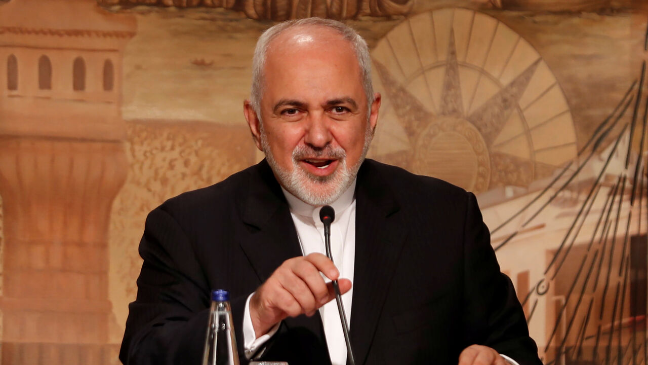 TURKEY-IRAN/AZERBAIJAN Iran's Foreign Minister Javad Zarif speaks during a news conference in Istanbul, Turkey October 30, 2018. REUTERS/Murad Sezer - RC1614E0E190