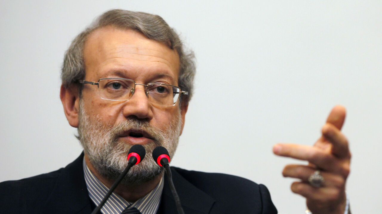 TURKEY-POLITICS/ Iran's parliament speaker Ali Larijani holds a news conference in Istanbul January 22, 2015. REUTERS/Osman Orsal (TURKEY - Tags: POLITICS HEADSHOT) - GM1EB1M1R1N01