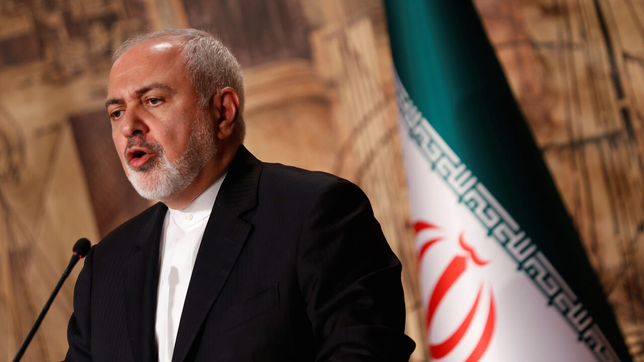 TURKEY-IRAN/AZERBAIJAN Iran's Foreign Minister Javad Zarif speaks during a news conference in Istanbul, Turkey October 30, 2018. REUTERS/Murad Sezer - RC1E77CBE2E0