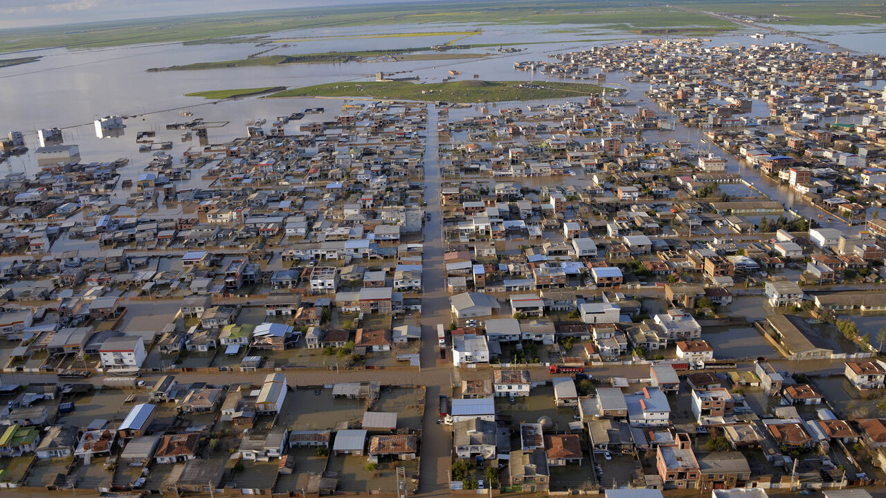 AFP_1F07E3 TOPSHOT - This photograph released by the Iranian news agency Fars News on March 23, 2019, shows flooded streets in the northern Iranian village of Agh Ghaleh. (Photo by Ali DEHGHAN / fars news / AFP) / XGTY / === RESTRICTED TO EDITORIAL USE - MANDATORY CREDIT "AFP PHOTO / HO /FARS NEWS" - NO MARKETING NO ADVERTISING CAMPAIGNS - DISTRIBUTED AS A SERVICE TO CLIENTS ===
== best quality available== (Photo credit should read ALI DEHGHAN/AFP/Getty Images)