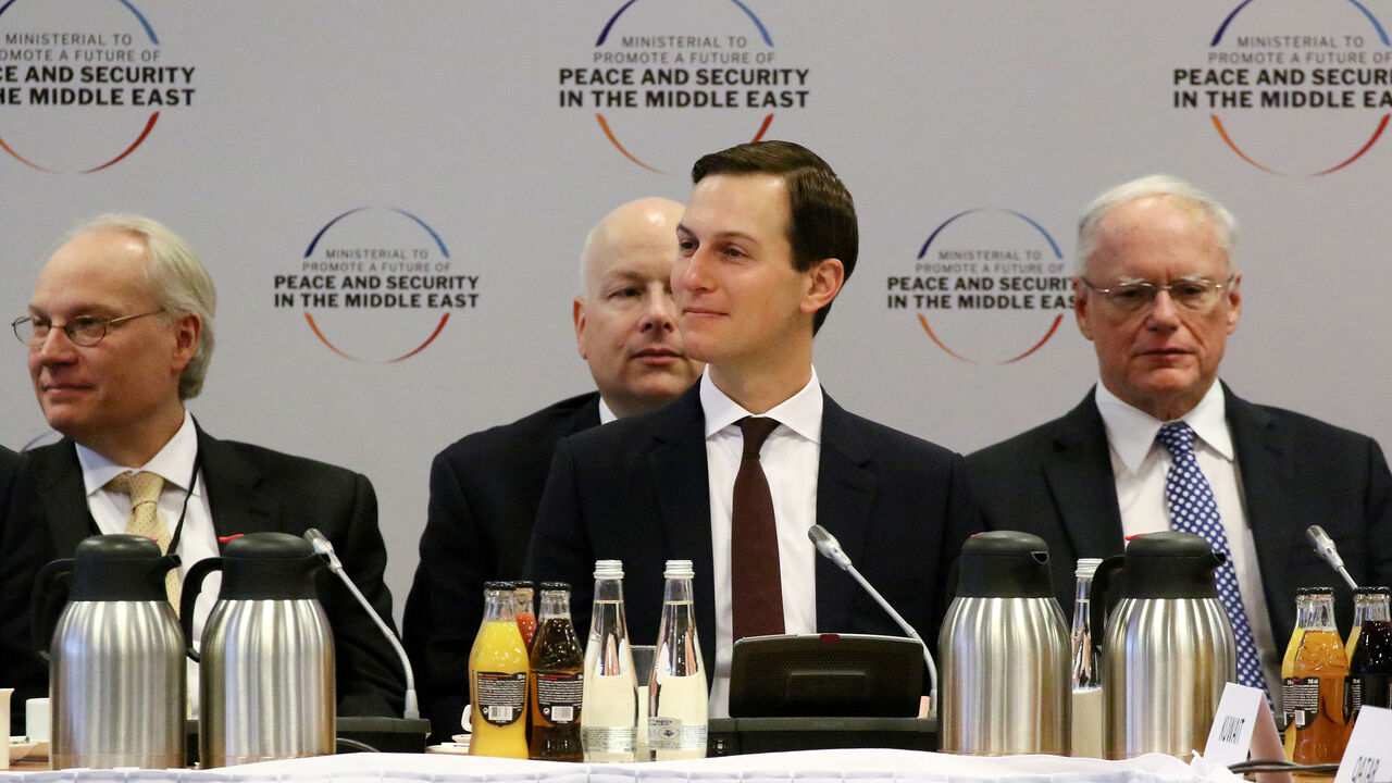 MIDEAST-CRISIS/SUMMIT White House adviser Jared Kushner attends a plenary session at the Middle East summit in Warsaw, Poland, February 14, 2019. Agencja Gazeta/Slawomir Kaminski via REUTERS ATTENTION EDITORS - THIS IMAGE WAS PROVIDED BY A THIRD PARTY. POLAND OUT. NO COMMERCIAL OR EDITORIAL SALES IN POLAND. - RC1F9B11F600