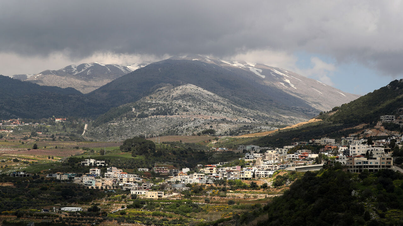 USA-ISRAEL/GOLAN A general view shows the village of Ein Qiniyye in the Israeli-occupied Golan Heights March 26, 2019. REUTERS/Ammar Awad - RC1E3CB87260