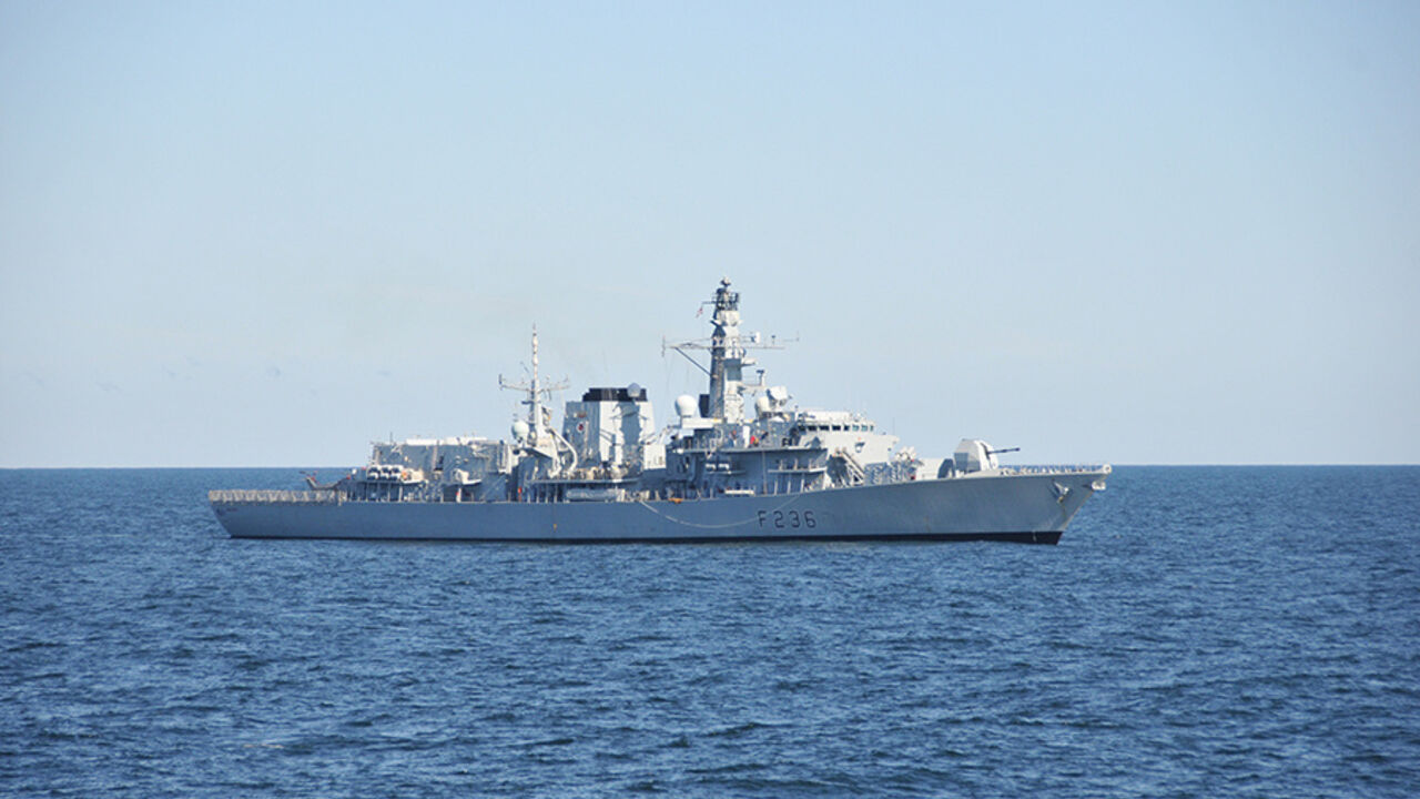 U.S. Navy photo of Royal Navy vessel HMS Montrose at sea during Baltic Operations Royal Navy vessel HMS Montrose at sea during Baltic Operations in this photo taken June 15, 2014. Mass Communication Specialist 1st Class Adam C. Stapleton/U.S. Navy/Handout via REUTERS ATTENTION EDITORS - THIS IMAGE HAS BEEN SUPPLIED BY A THIRD PARTY. - RC1E7A174850