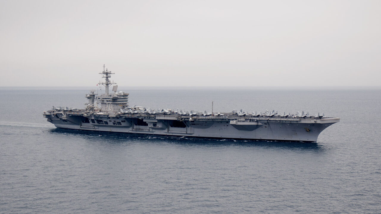 BINLADEN/ The Nimitz-class aircraft carrier USS Carl Vinson conducts flight operations while underway in the Arabian Gulf in this U.S. Navy handout photo dated April 4, 2011. He may have been America's enemy number one, but after U.S. forces killed him in Pakistan, Osama bin Laden was afforded Islamic religious rites by the U.S. military as part of his surprise at-sea burial on Monday. The body was transported to the aircraft carrier USS Carl Vinson, which brought him to his final resting place somewhere in the north