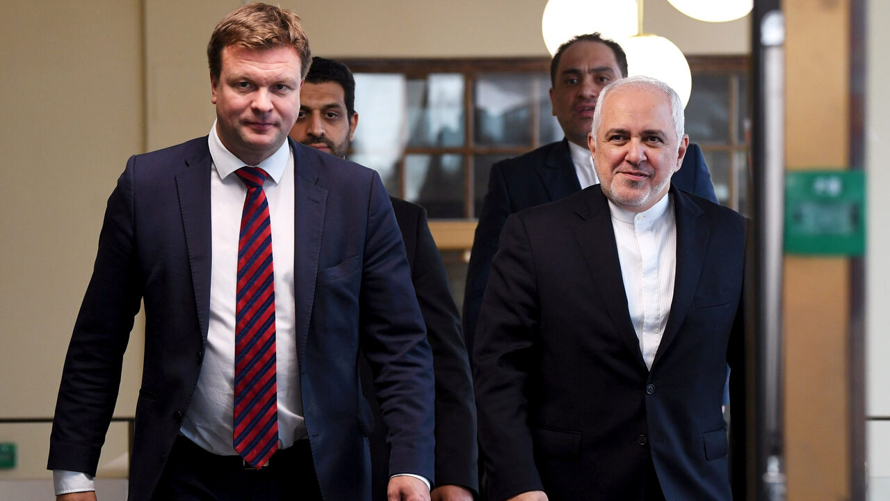 Minister for Development Cooperation and Foreign Trade of Finland Ville Skinnari meets Foreign Minister of Iran Mohammed Javad Zarif, in Helsinki Minister for Development Cooperation and Foreign Trade of Finland Ville Skinnari meets Foreign Minister of Iran Mohammed Javad Zarif, in Helsinki, Finland, August 19, 2019. Lehtikuva/Markku Ulander via REUTERS ATTENTION EDITORS - THIS IMAGE HAS BEEN SUPPLIED BY A THIRD PARTY. FINLAND OUT. NO COMMERCIAL OR EDITORIAL SALES IN FINLAND NO THIRD PARTY SALES. NOT FOR USE BY REUTERS THIRD PARTY DISTRIBUTORS - RC1ECD803310