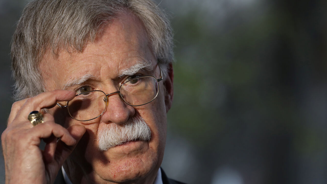 BRITIAN-EU/USA-BOLTON U.S. National Security Advisor John Bolton speaks during an interview at the White House in Washington, U.S., March 29, 2019. REUTERS/Brendan McDermid - RC15F217A710