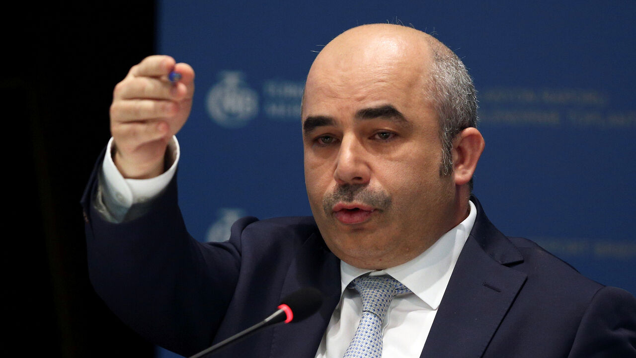 TURKEY-CENBANK/INFLATION Turkey's central bank governor Murat Uysal speaks during a news conference in Ankara, Turkey, July 31, 2019. REUTERS/Alp Eren Kaya - RC1B44509C00