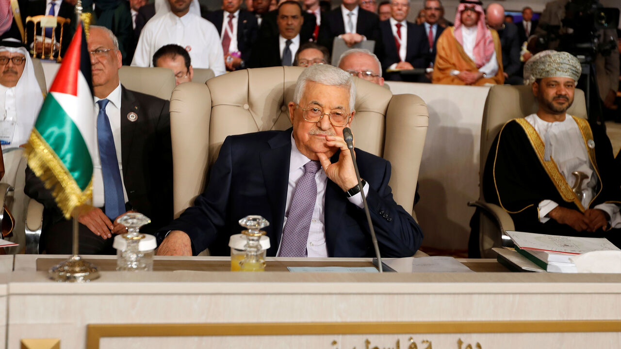 TUNISIA-ARABS/SUMMIT Palestinian President Mahmoud Abbas attends the 30th Arab Summit in Tunis, Tunisia March 31, 2019. REUTERS/Zoubeir Souissi - RC144511DDC0