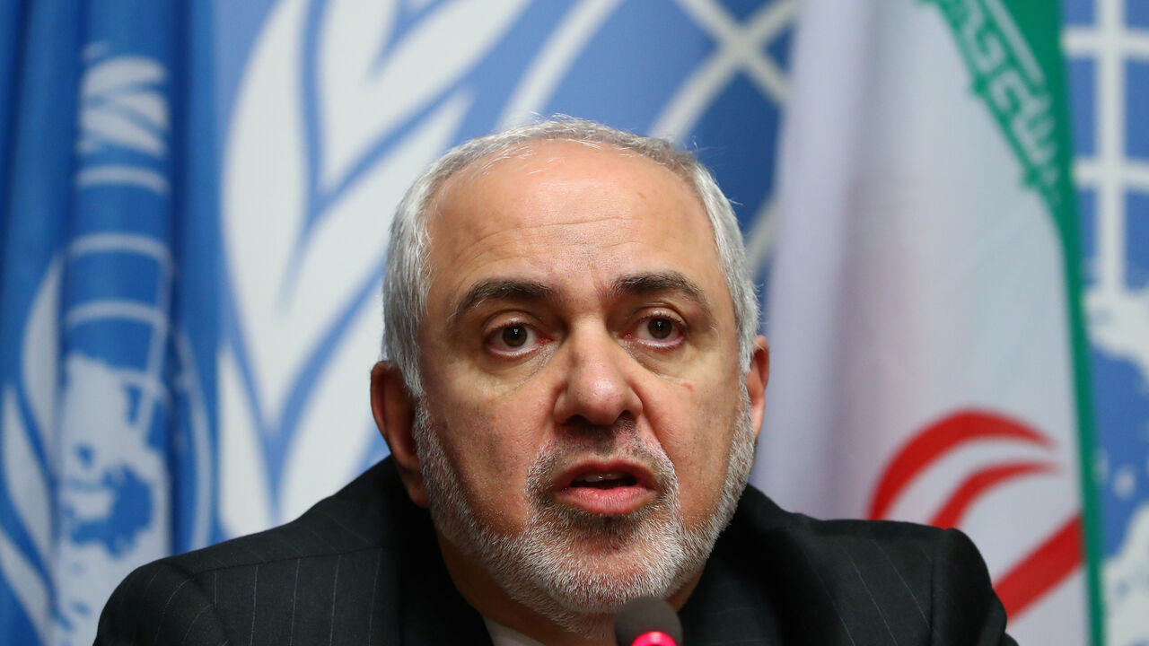 SYRIA-SECURITY/MINISTERS Iran's Foreign Minister Mohammad Javad Zarif attends a news conference, a day ahead of the first meeting of the new Syrian Constitutional Committee at the Untied Nations in Geneva, Switzerland, October 29, 2019. REUTERS/Denis Balibouse - RC13CBC717B0