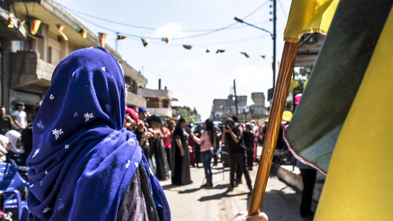 1076552628 The Women Of The YPJ, Rojava, Syria. The Democratic Federation of Northern Syria, has captured public interest sporadically since its conception. The semi-autonomous region has come under focus again, following Erdogons re-election victory on June 24th. The Turkish President has consolidated near absolute power, and promises to continue his campaign to eradicate the Kurdish militant faction. Media coverage in the past has focused heavily on international volunteers and the female YPJ soldiers. The movement