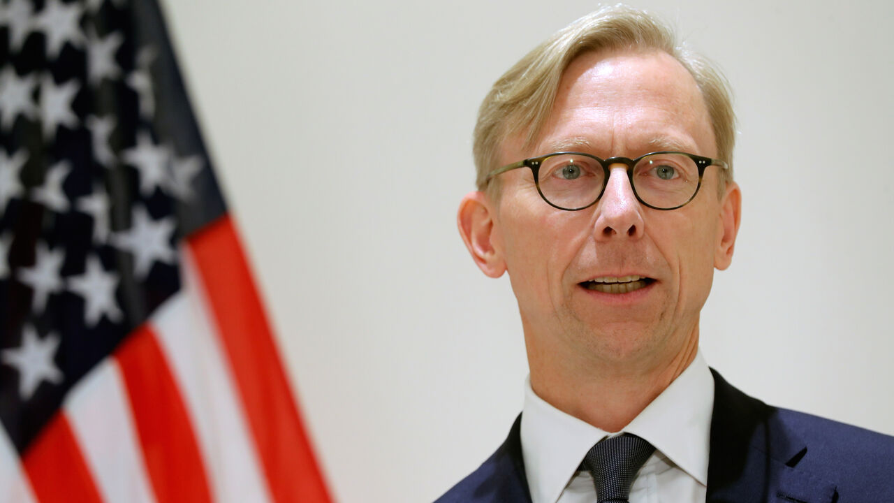 MIDEAST-IRAN/USA-DIPLOMAT Brian Hook, U.S. Special Representative for Iran, speaks at a news conference in London, Britain June 28, 2019. REUTERS/Simon Dawson - RC1B15C08920